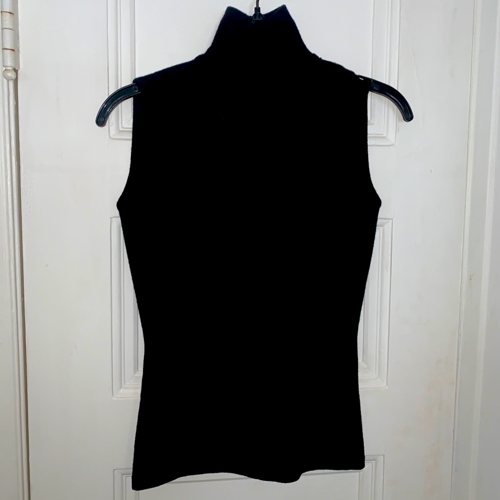 DOLCE & GABBANA Open Back Wool Turtleneck Tank